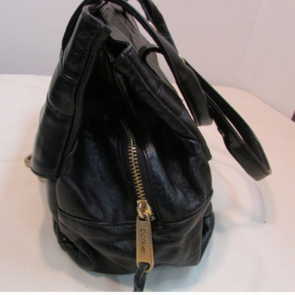 Botkier Black Leather Purse with Gold Hardware - Picture 6 of 7